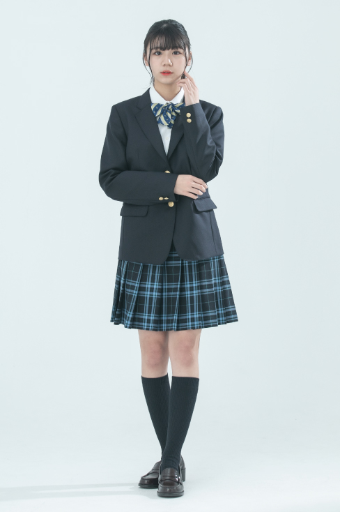 クリスマスローズ なんちゃって制服 コスプレ用 緑 グリーン 制服