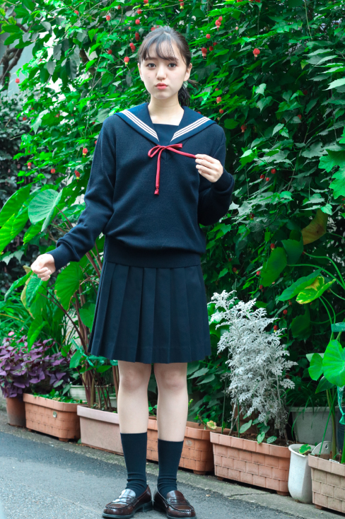 無地スクールセーター ネイビー チャコール / KANKO Harajuku Select / 【公式通販】制服・スクールアイテムのカンコー